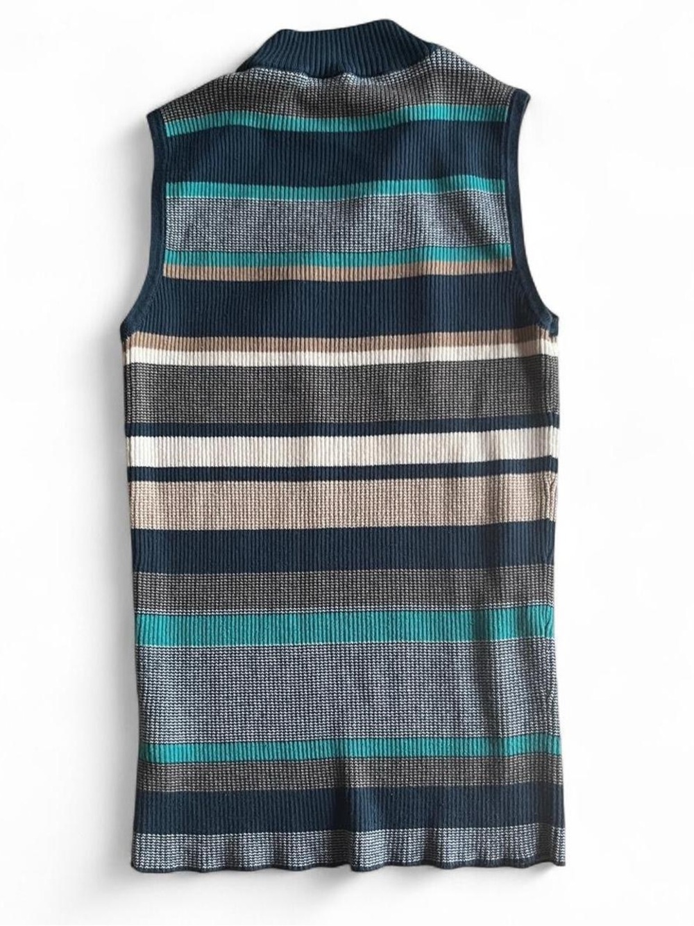 Size Small Ribbed Striped Tank Top - Picture 4 of 7